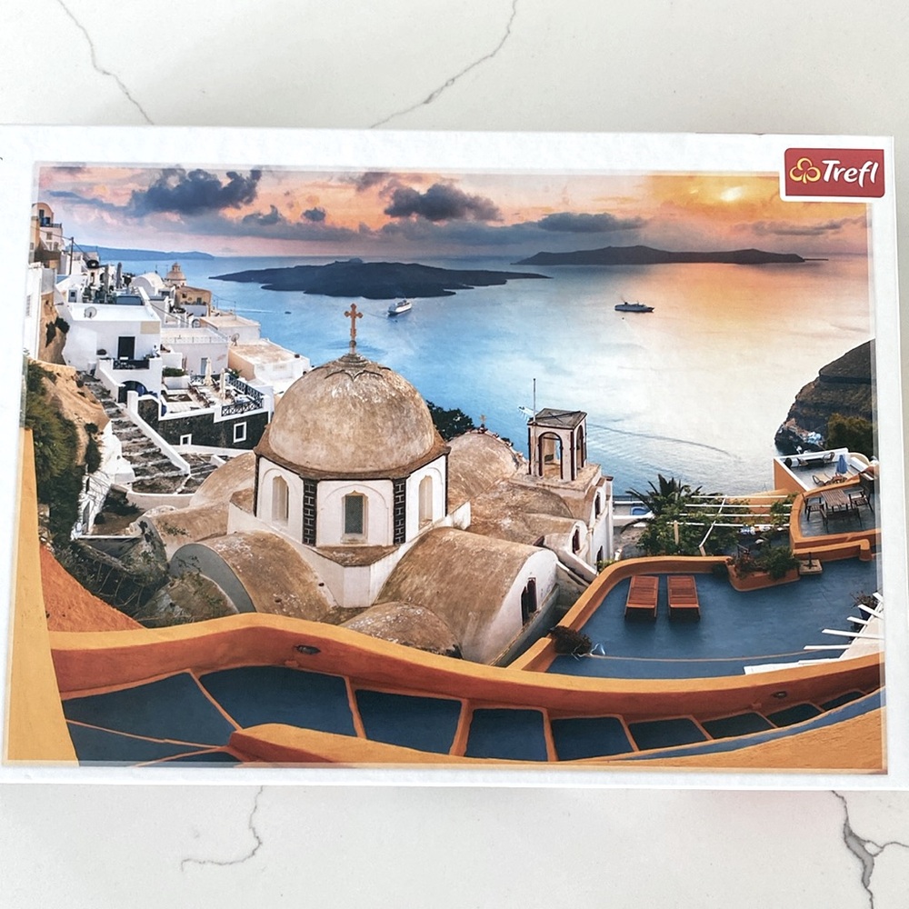 Fairytale Santorini Greece 1000 Piece Trefl Puzzle